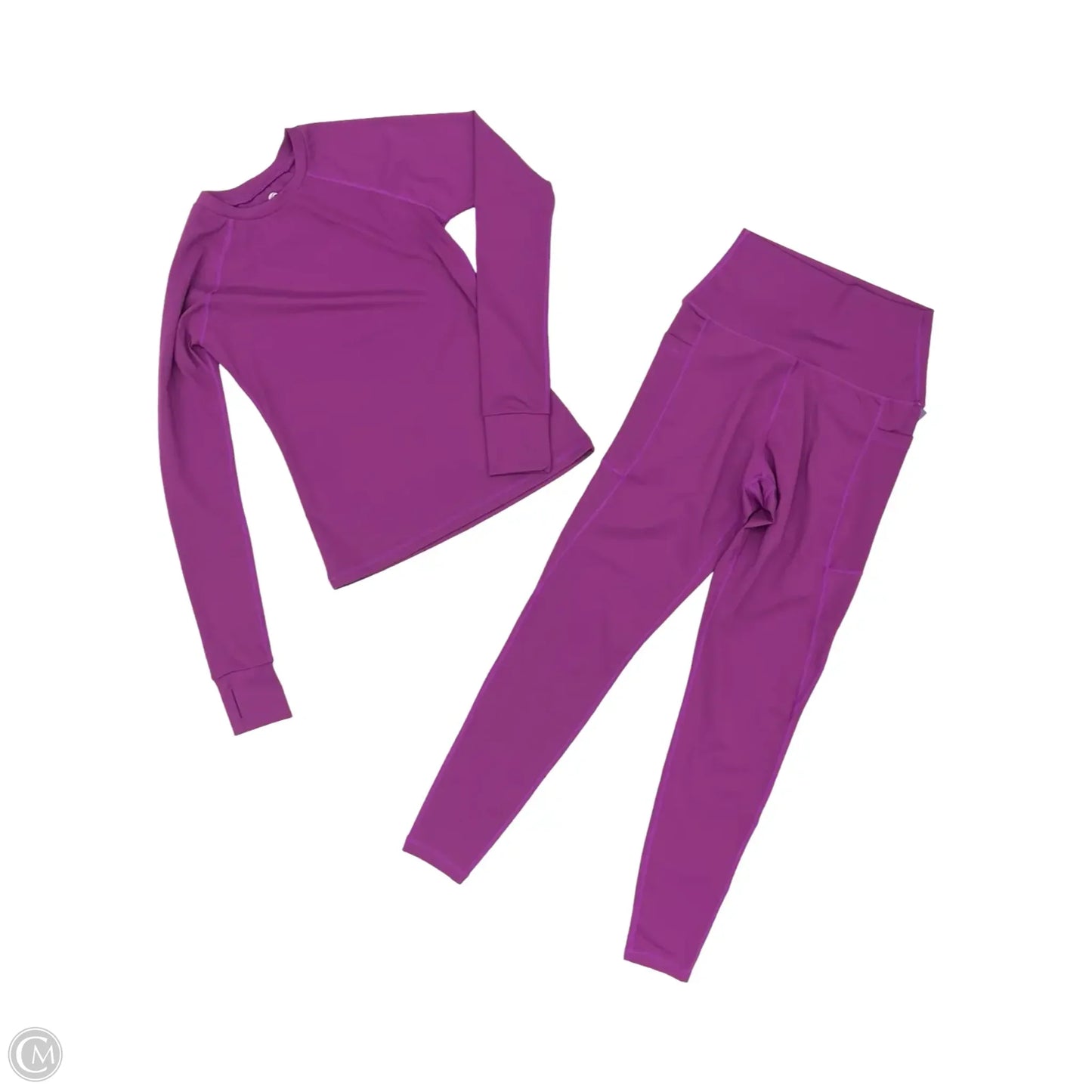 Athletic Pants 2pc By Clothes Mentor In Purple, Size: S