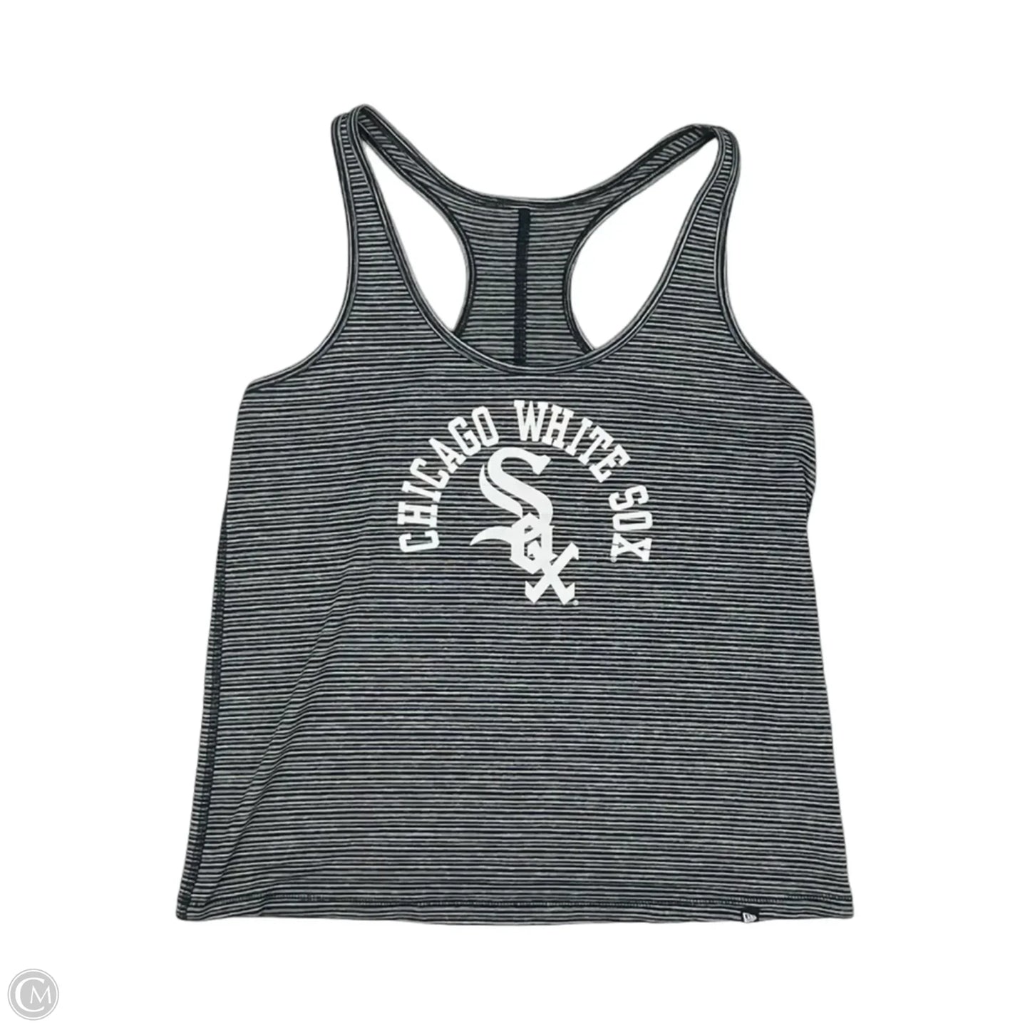 Athletic Tank Top By Cme In Blue & White, Size: L