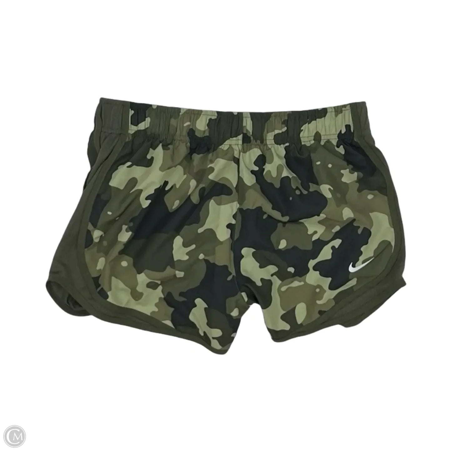 Athletic Shorts By Nike In Green, Size: M