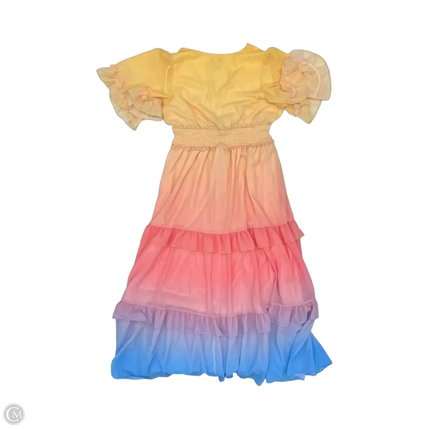 Dress Party Long By Flying Tomato In Ombre Print, Size: L