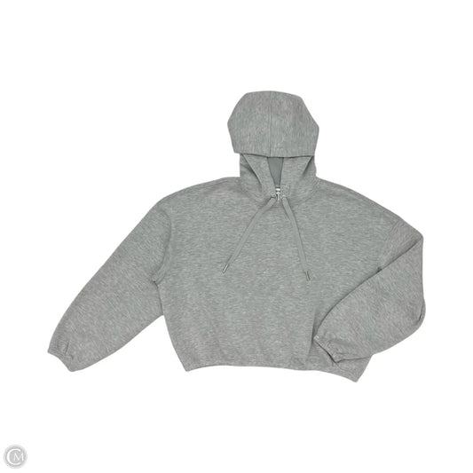 Sweatshirt Hoodie By Ces Femme In Grey, Size: M