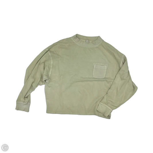 Sweatshirt Collar By Old Navy In Green, Size: L