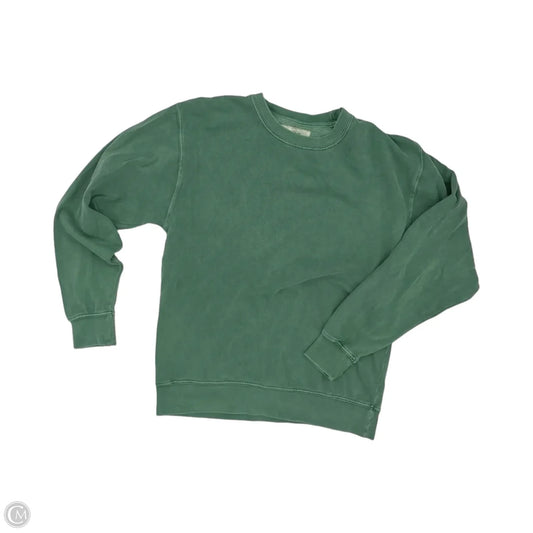 Sweatshirt Crewneck By Clothes Mentor In Green, Size: S