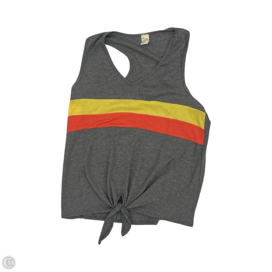 Top Sleeveless By 7th Ray In Grey, Size: L