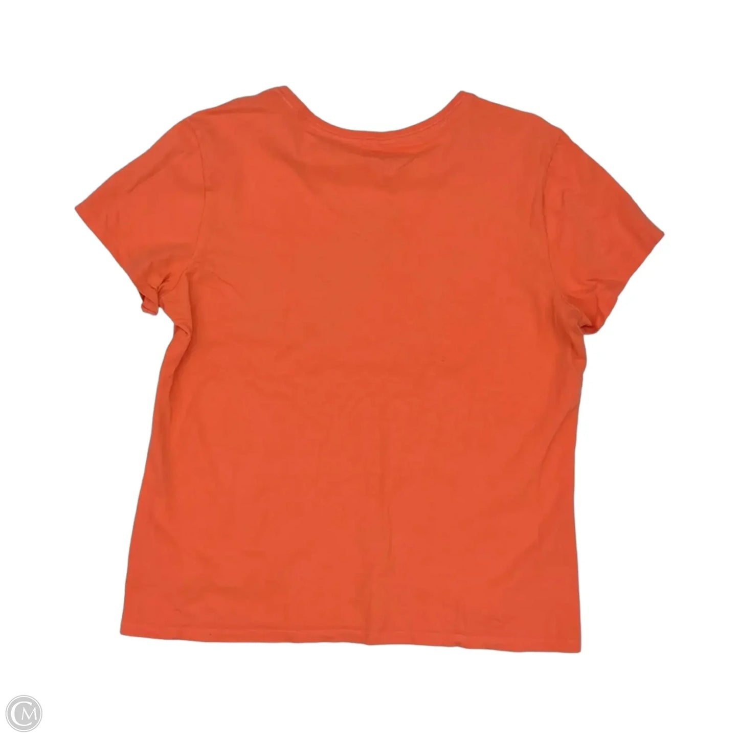 Top Short Sleeve By Life Is Good In Coral, Size: Xl