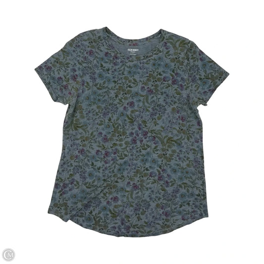 Top Short Sleeve By Old Navy In Grey, Size: S