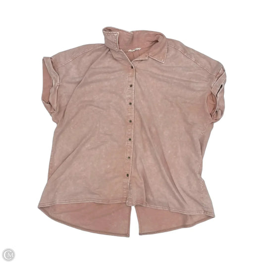 Top Sleeveless By Jane And Delancey In Pink, Size: 3x