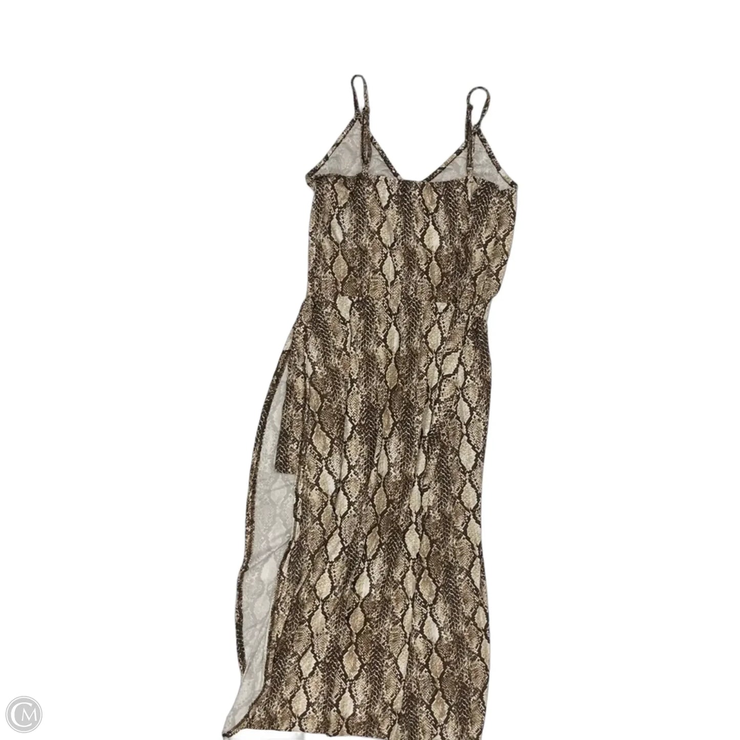 Dress Party Long By Eye Candy In Snakeskin Print, Size: L