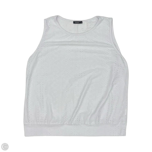 Top Sleeveless By Clothes Mentor In White, Size: Xl