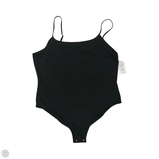 Bodysuit By Time And Tru In Black, Size: 3x