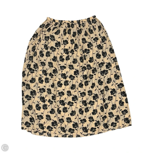 Skirt Maxi By Tahari In Black & Tan, Size: L