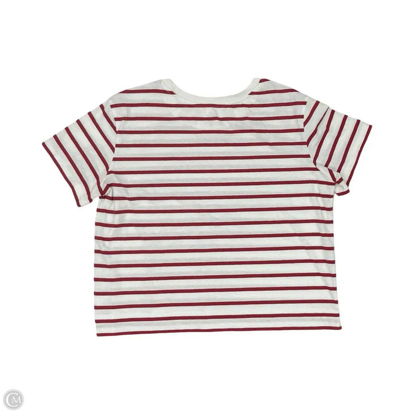 Top Short Sleeve By Market & Spruce In Red & White, Size: L