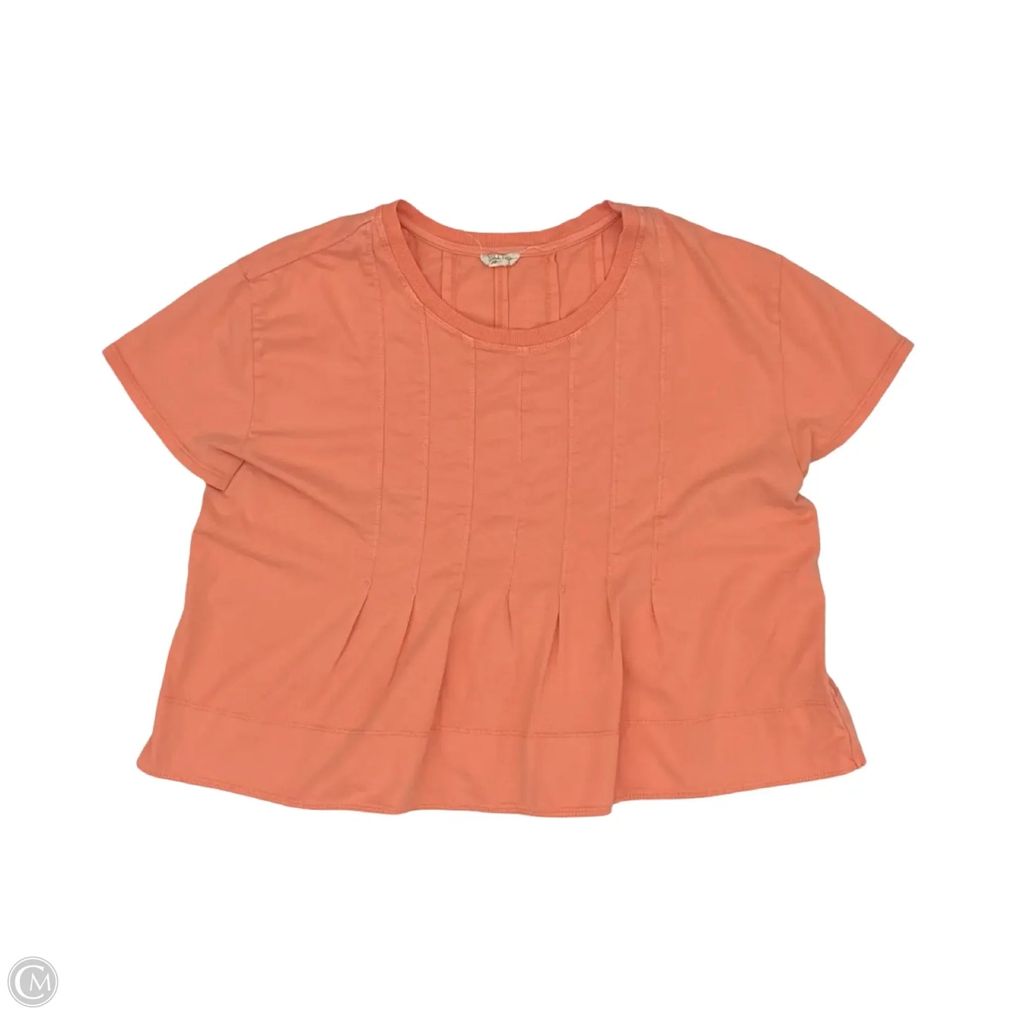 Top Short Sleeve By Pilcro In Pink, Size: L