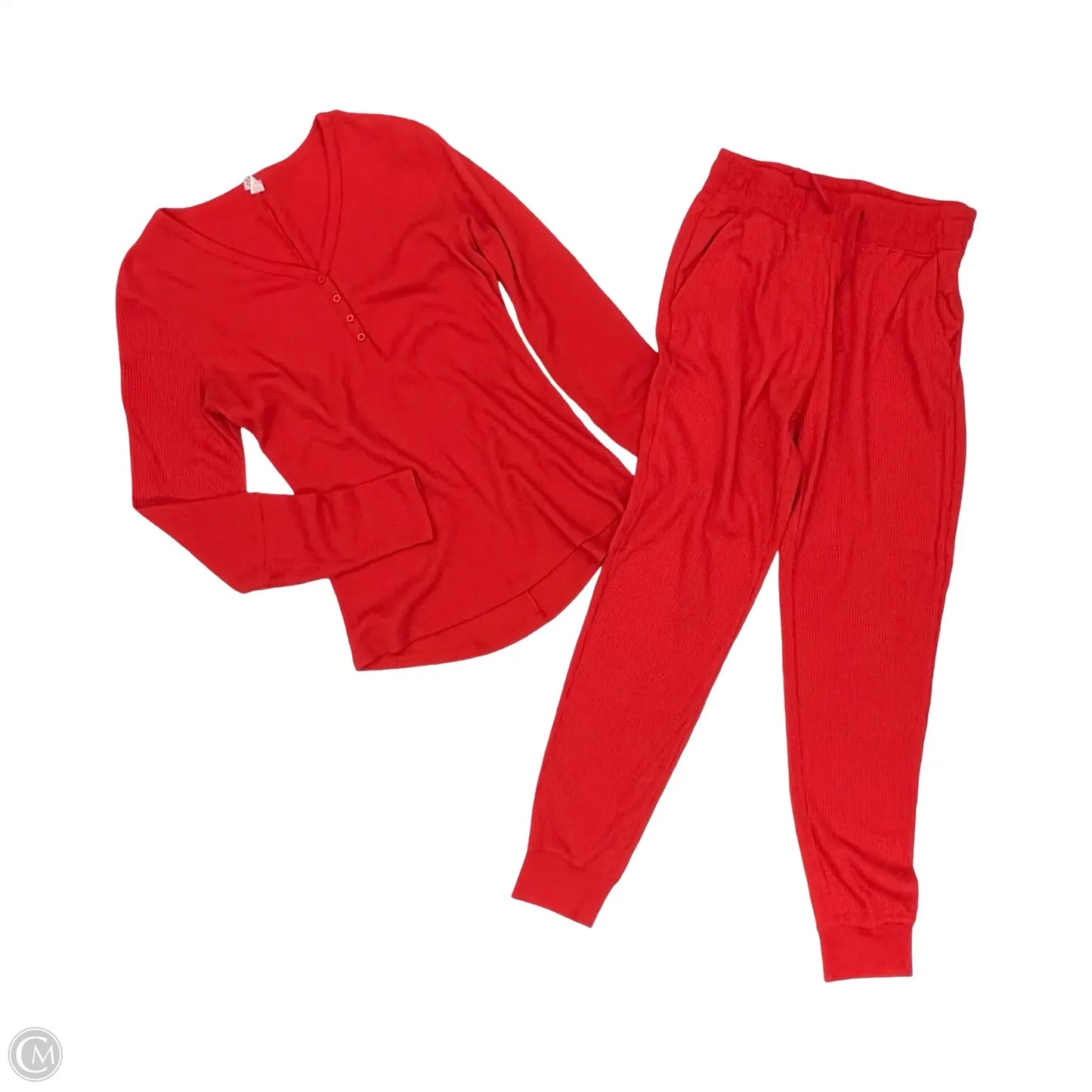 Lounge Set Pants By Zyia In Red, Size: Xl