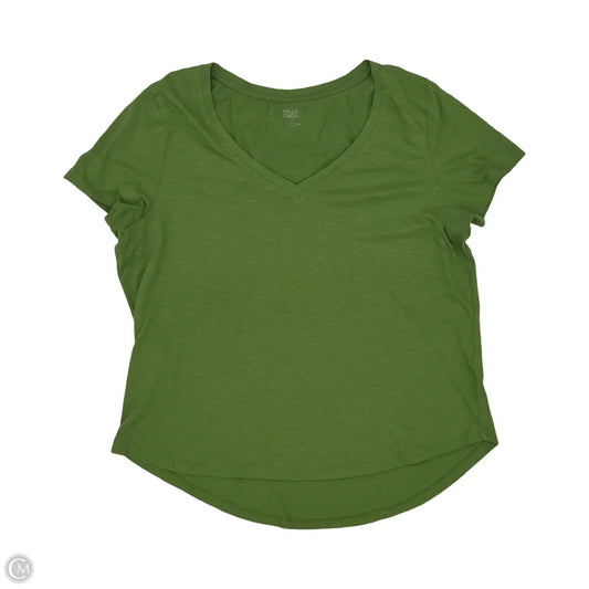 Top Short Sleeve Basic By Falls Creek In Green, Size: Xl