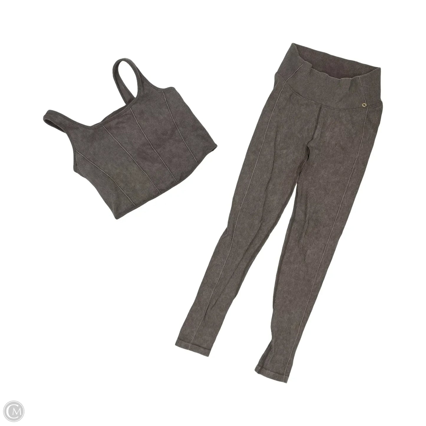 Athletic Pants 2pc By Clothes Mentor In Brown, Size: S