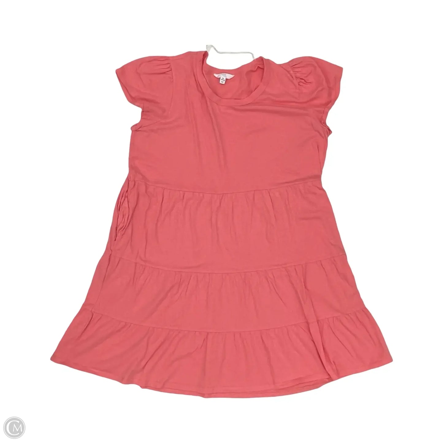 Dress Casual Short By Time And Tru In Pink, Size: Xl