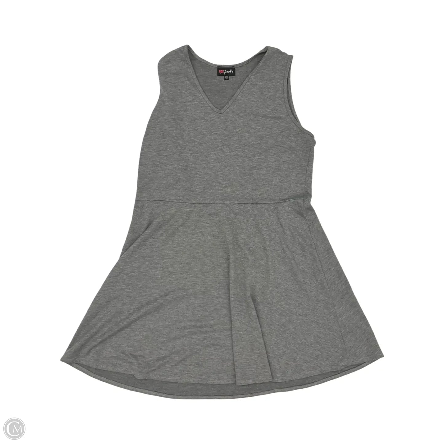 Dress Casual Short By Poof In Grey, Size: 2x