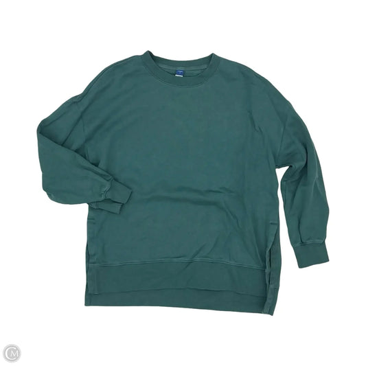 Sweatshirt Crewneck By Old Navy In Green, Size: S