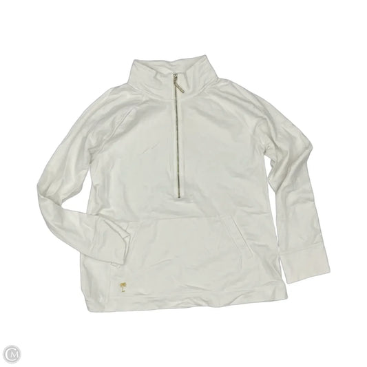 Sweatshirt Designer By Lilly Pulitzer In White, Size: L
