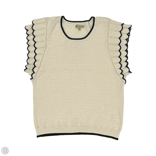 Sweater Short Sleeve By Democracy In Red, Size: Xl