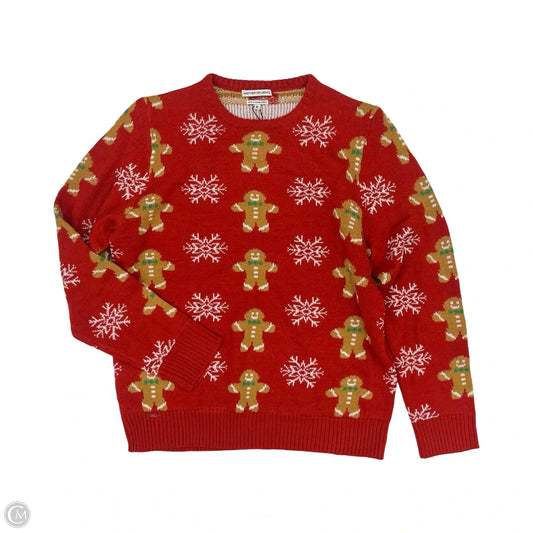 Sweater By Clothes Mentor In Red, Size: Xl