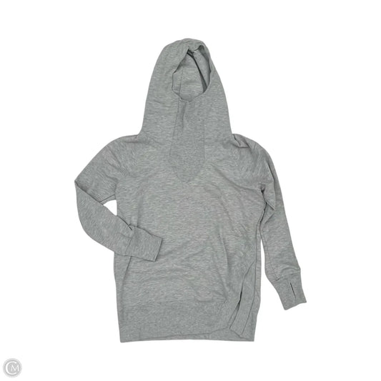 Sweatshirt Hoodie By Clothes Mentor In Grey, Size: L