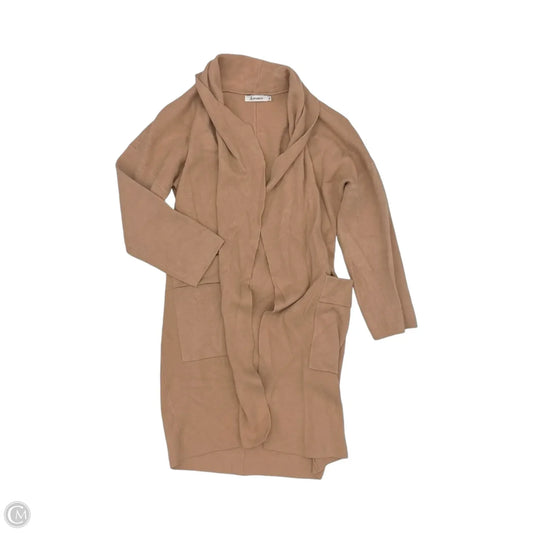 Sweater Cardigan By Anrabess In Tan, Size: Xl