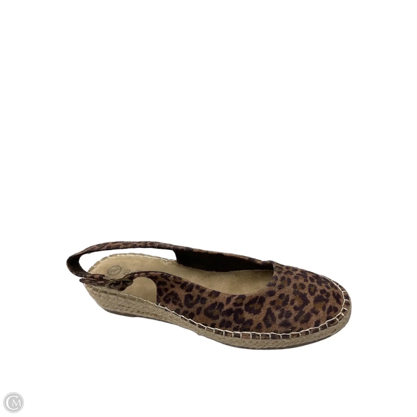 Shoes Flats By Clothes Mentor In Leopard Print, Size: 8.5