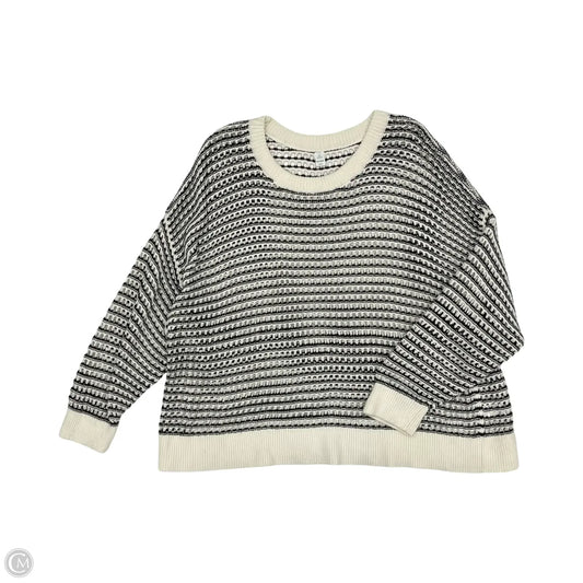Sweater By Old Navy In Black & White, Size: 3x