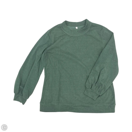 Sweatshirt Hoodie By Maurices In Green, Size: 4x