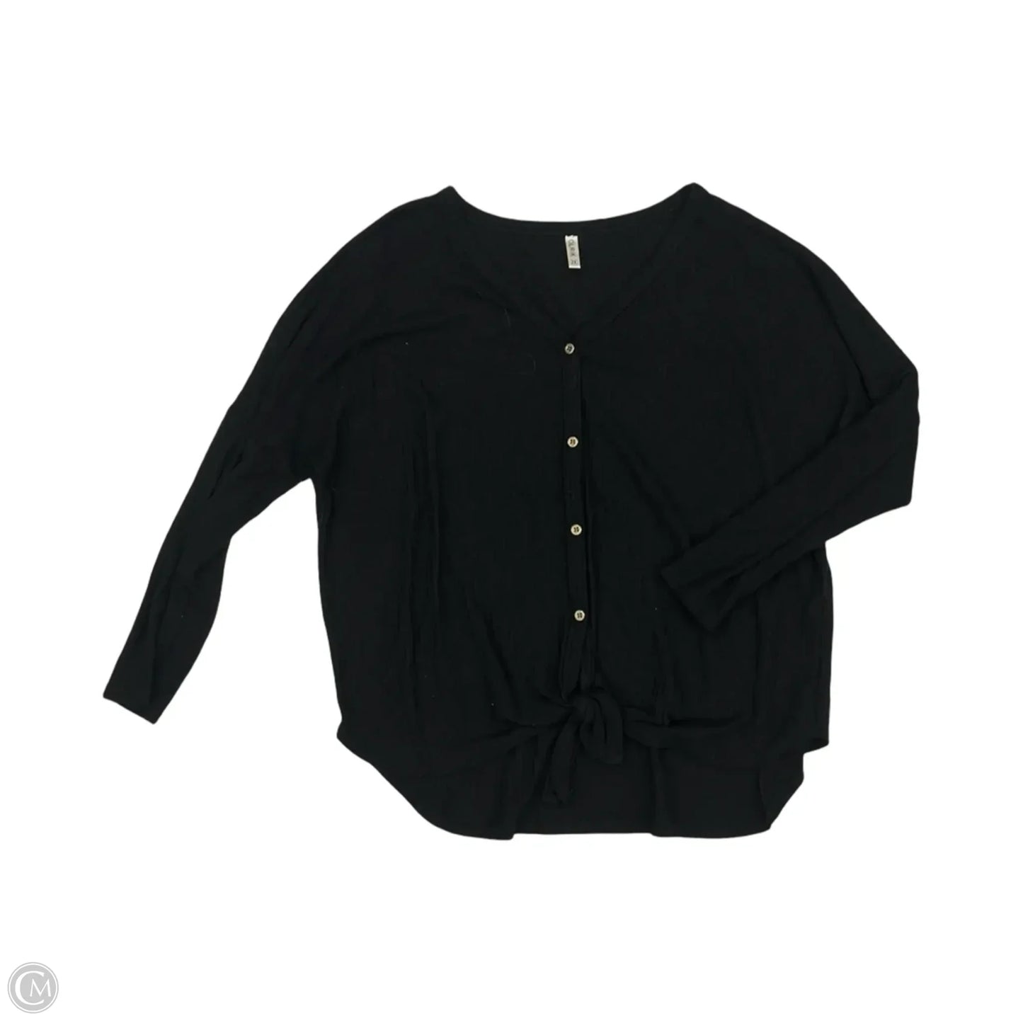 Top Long Sleeve By Clothes Mentor In Black, Size: 2x