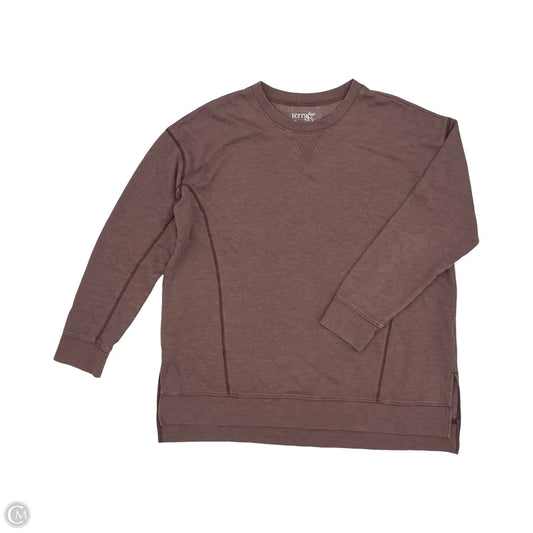 Sweatshirt Crewneck By Terra & Sky In Red, Size: 1x