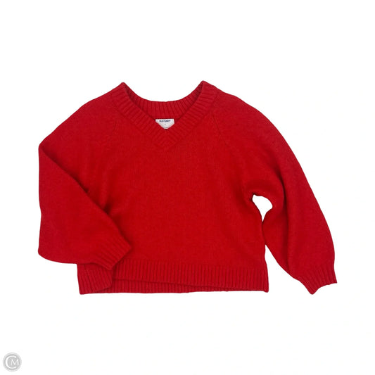 Sweater By Old Navy In Red, Size: Xl