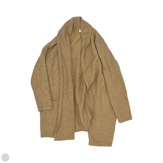 Sweater Cardigan By Loft In Tan, Size: Sp