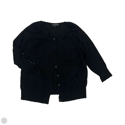Sweater Cardigan By Lane Bryant In Black, Size: 3x