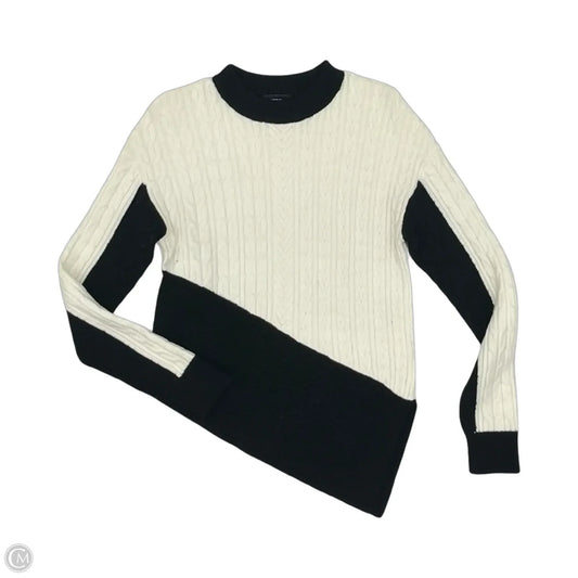 Sweater By Express In Black & White, Size: S