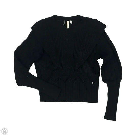 Sweater By Elan In Black, Size: S