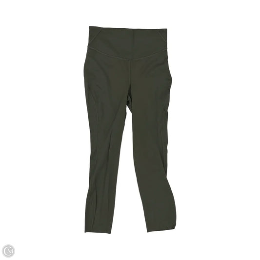 Athletic Leggings Capris By Lululemon In Green, Size: S