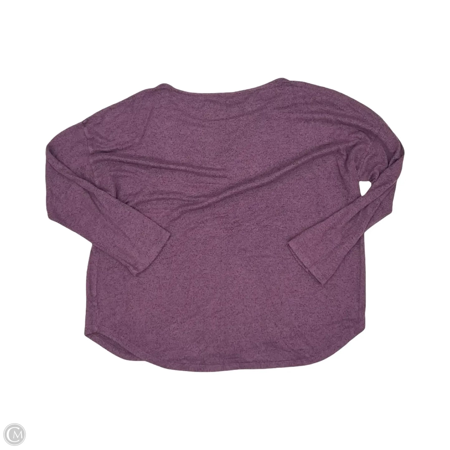 Top Long Sleeve By Clothes Mentor In Purple, Size: 3x