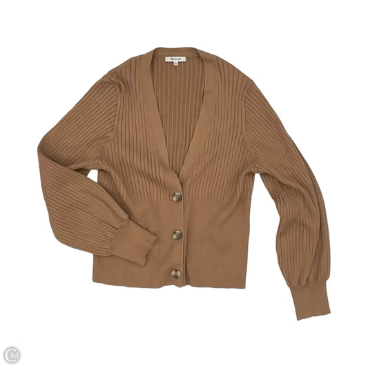 Sweater Cardigan By Maeve In Tan, Size: Xxl