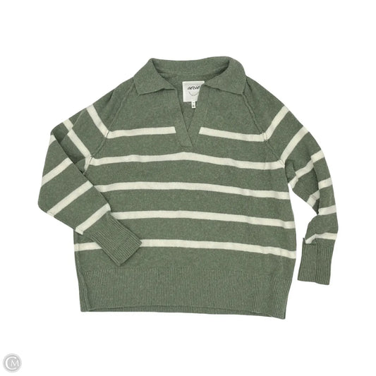 Sweater By Aerie In Green & White, Size: S