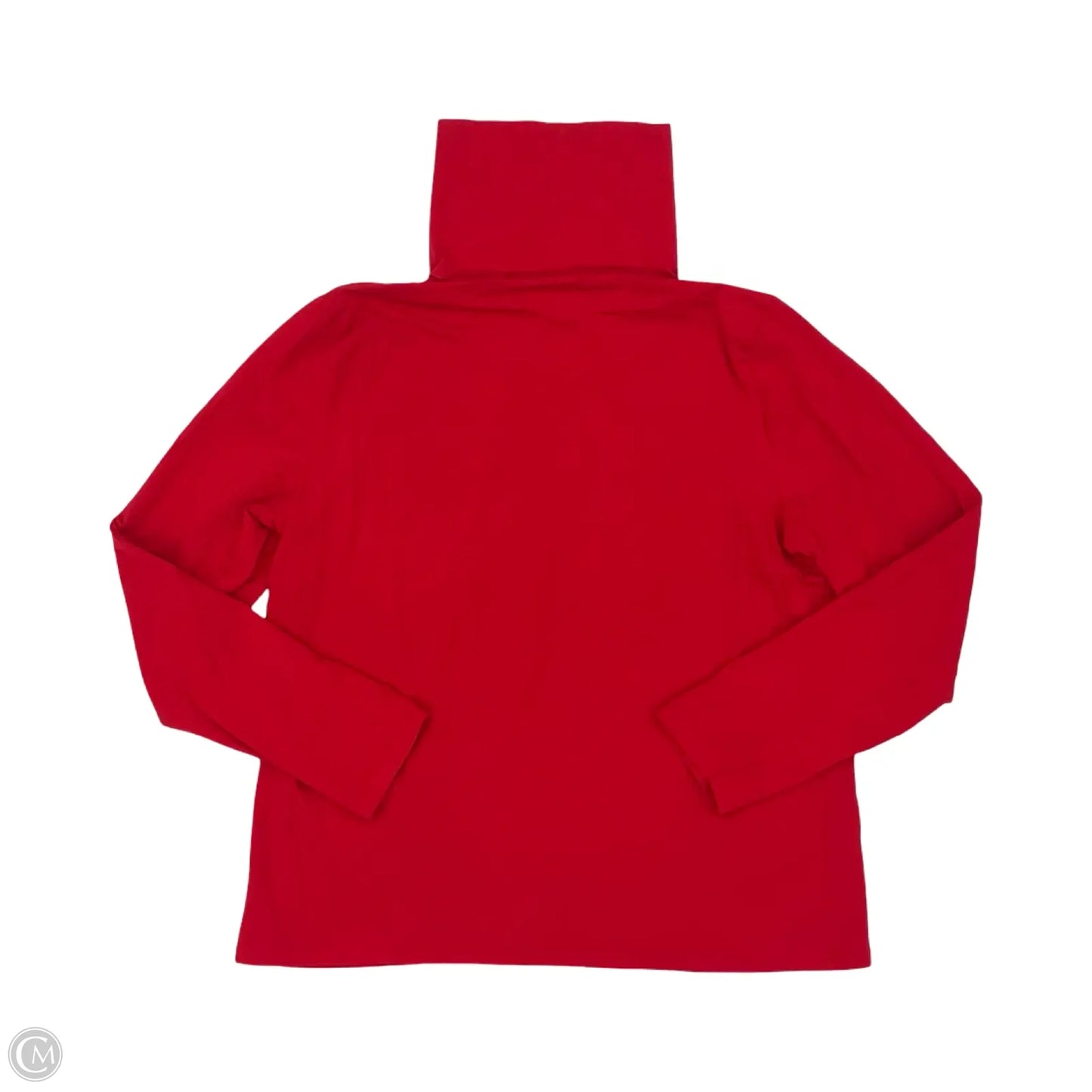 Top Long Sleeve By Talbots In Red, Size: Xl