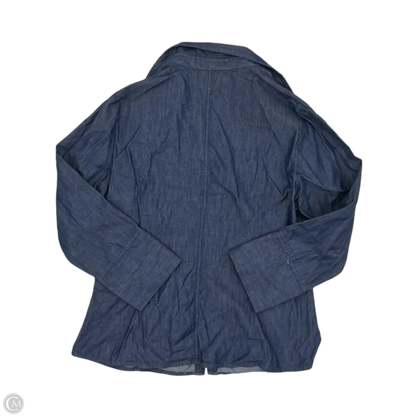 Top Long Sleeve By Zac And Rachel In Blue Denim, Size: Xl