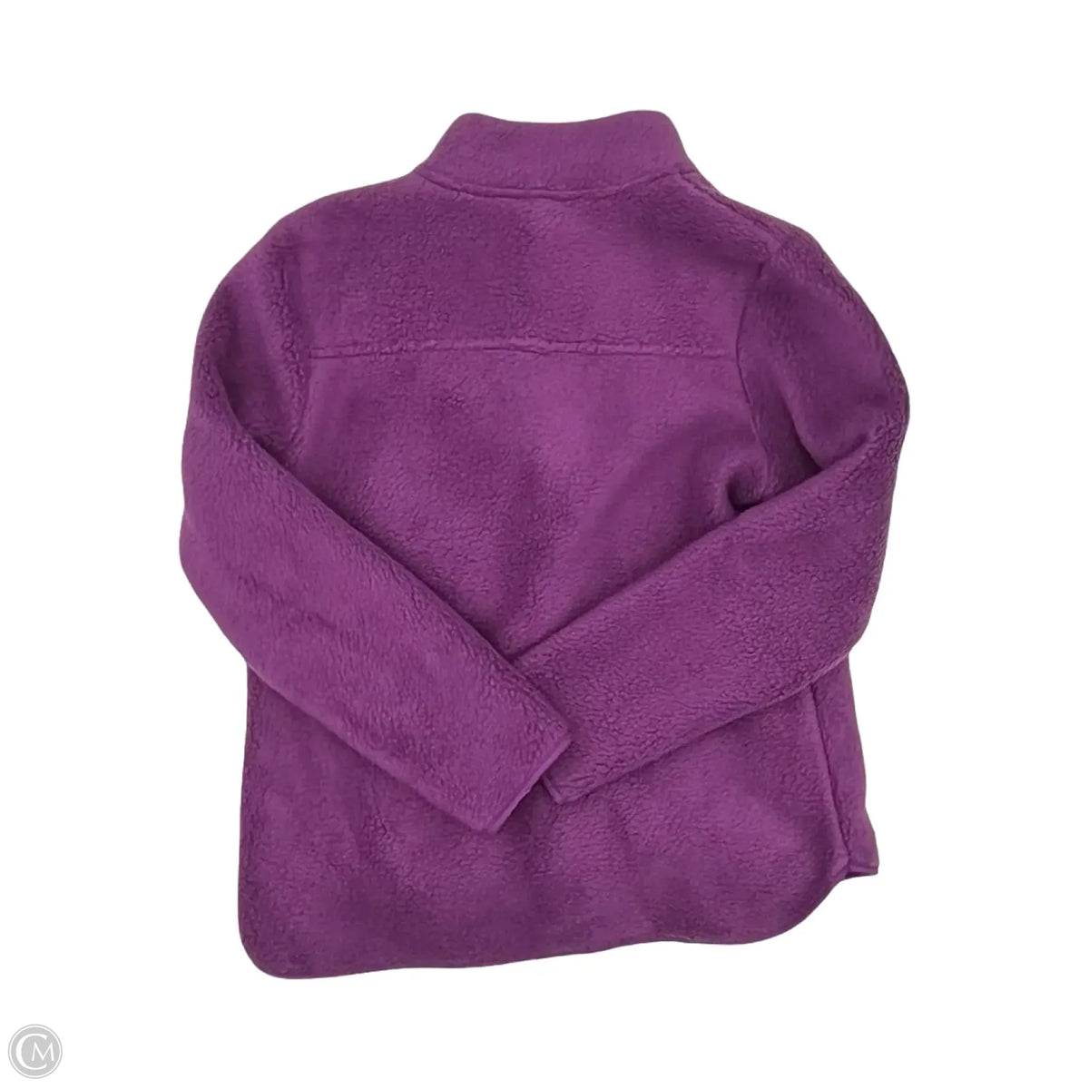 Jacket Faux Fur & Sherpa By Talbots In Purple, Size: L