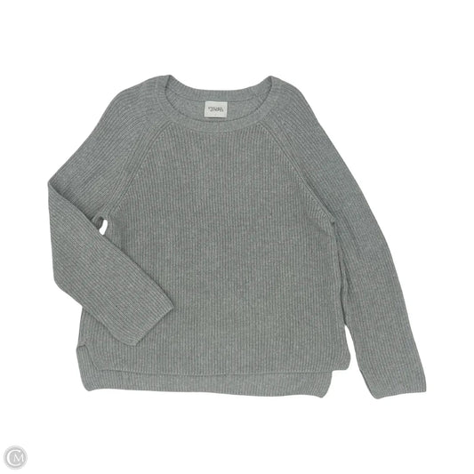 Sweater By Clothes Mentor In Grey, Size: L