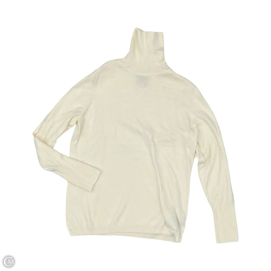 Sweater By Worthington In Cream, Size: L