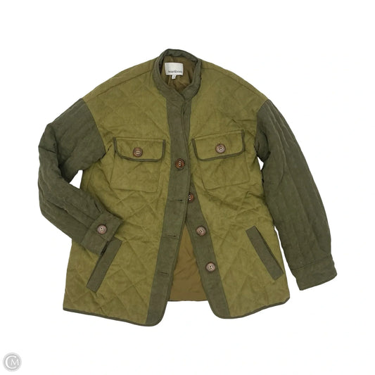 Jacket Puffer & Quilted By Heartloom In Green, Size: Xs