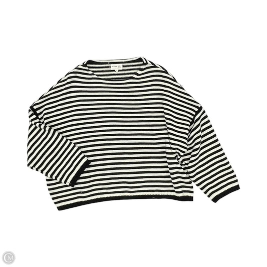 Sweater By Clothes Mentor In Black & Cream, Size: Xs