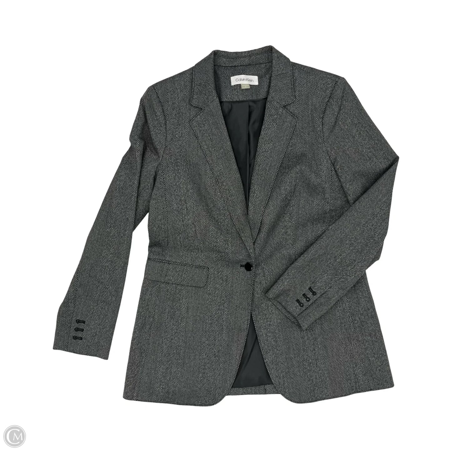 Blazer By Calvin Klein In Black & White, Size: L